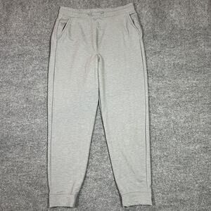 Nike Yoga Dri-FIT Pants Womens Medium Gray Joggers Stretch Athletic DM7037-073